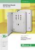AThink future. Switch to green. MCCB Panel Boards 400A / 630A / 800A.