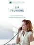 SIP TRUNKING THE COST EFFECTIVE AND FLEXIBLE ALTERNATIVE TO ISDN