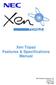 Xen Topaz Features & Specifications Manual