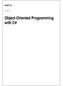 Part III. Object-Oriented Programming with C#
