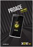 PROACE USER GUIDE. xoxmobile.com. 3G Smartphone