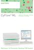 CyFlow ML. Healthcare Immunology Pathology Microbiology Cell Biology. Multilaser 16 Parameter Desktop FCM System