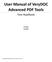 User Manual of VeryDOC Advanced PDF Tools User Handbook