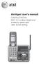 Abridged user s manual. CL82311/CL82321 DECT 6.0 cordless telephone/ answering system with caller ID/call waiting