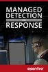 MANAGED DETECTION AND RESPONSE