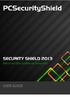 SECURITY SHIELD 2013 User's Guide
