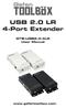 USB 2.0 LR 4-Port Extender