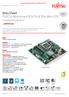 Data Sheet FUJITSU Mainboard D3474-B Thin Mini-ITX