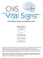 CNS Vital Signs Optimal Use Installation Guide