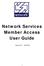 Network Services Member Access User Guide