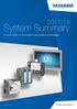 2017/18. System Summary. for specialists in automation and control technology.