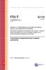 ITU-T G.113. Transmission impairments due to speech processing