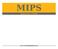 MIPS Reference Guide