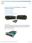 Cisco 2- and 4-Port ISDN BRI S/T Network Interface Modules