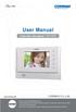 User Manual Color video door phone