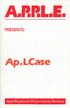 PRESENTS: Ap.LCase. App!e PugetSound Program Library Exchange