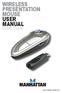 Wireless Presentation Mouse user manual