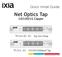 Quick Install Guide. Net Optics Tap. 10/100/1G Copper 10 LINK Rev C 3/15