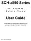 SCH-a890 Series. User Guide