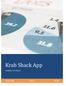 Krab Shack App. Usability Test Report. Steven Landry 4/23/16 CS5760