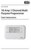 16 Amp 1 Channel Multi Purpose Programmer User Instructions