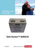 Installation and User guide. Safe Socket 36900/55 D C