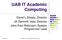 UAB IT Academic Computing