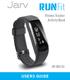 RunFit USERS GUIDE. Fitness Tracker Activity Band JRV-SBD1500
