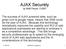 AJAX Securely by Matt Payne, CISSP