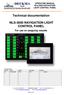 Technical documentation NLS-3000 NAVIGATION LIGHT CONTROL PANEL