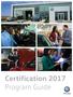 Certification 2017 Program Guide