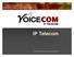 Version 01 Apr IP Telecom. VOICECOM IP Telecom (Fixed Line Service)