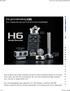 Four interchangeable input capsules X/Y, MS, Shotgun, and Dual XLR/TRS Combo make the H6 the ultimate chameleon of the audio world, and its advanced