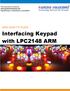 ARM HOW-TO GUIDE Interfacing Keypad with LPC2148 ARM