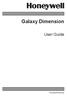 Galaxy Dimension. User Guide. Honeywell Security