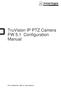 TruVision IP PTZ Camera FW 5.1 Configuration Manual