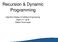 Recursion & Dynamic Programming. Algorithm Design & Software Engineering March 17, 2016 Stefan Feuerriegel