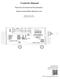 Controls Manual. Bastian Automation Engineering. Model: Standard ZiPline 9006 Drive Card. Effective June, 2015 Supercedes July, 2014 Version
