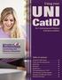 UNI. CatID. Using your. for Continuing and Distance Education students. Table of contents