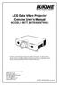 LCD Data Video Projector Concise User s Manual