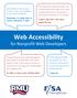 Web Accessibility. for Nonprofit Web Developers