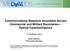 Communications Research Innovation Across Commercial and Military Boundaries Optical Communications
