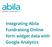 Integrating Abila Fundraising Online form widget data with Google Analytics