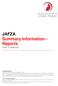 JAFZA Summary Information - Reports