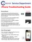 iphone Troubleshoo ng Guide
