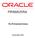 Legal Notices Oracle Primavera The P6 Extended Schema Copyright 1997, 2012, Oracle and/or its affiliates. All rights reserved. Oracle and Java are reg