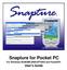 Snapture for Pocket PC For Windows 95/98/ME/2000/XP/2003 and PocketPC