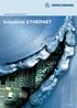 Automation and Network Solutions. Industrial ETHERNET. Edition 3