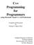 C++ Programming for Programmers using Microsoft Visual C Professional