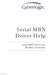 Serial MBX Driver Help Serial MBX Driver for Modbus Networks